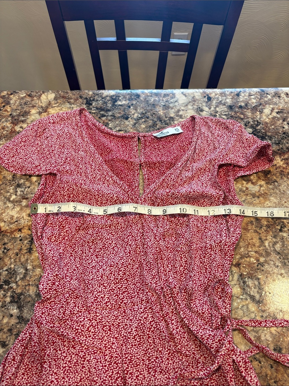 Hollister Wrap-Style Mini Romper - Picture 2 of 6